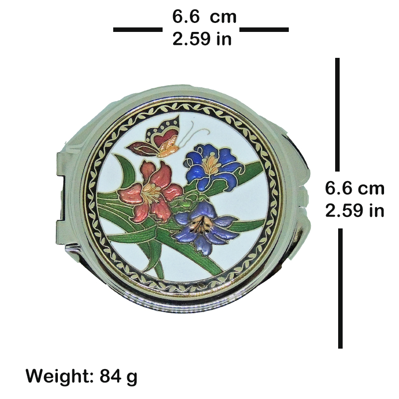琺瑯雙面化妝鏡  | 客製化琺瑯飾品